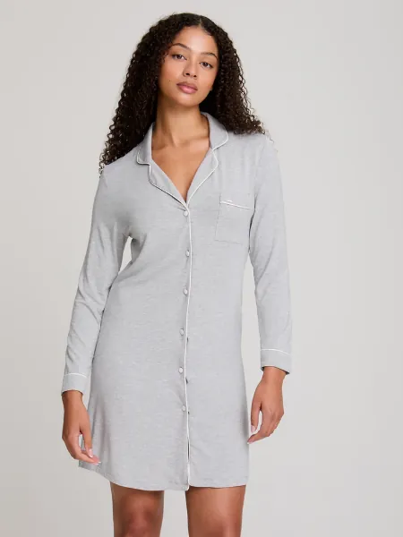 EcoVero Ribbed Nightshirt 